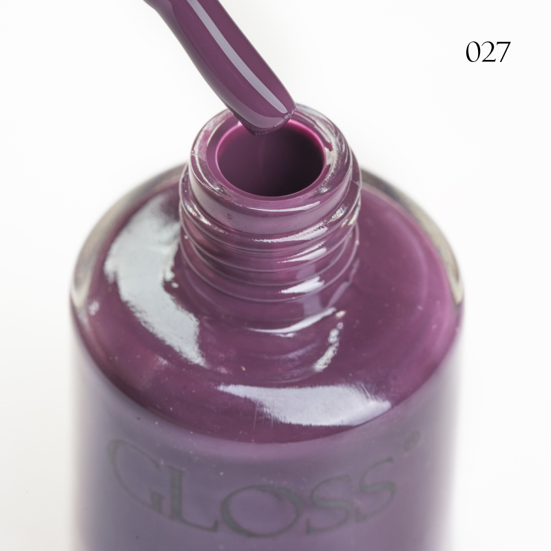 Lacquer Nail Polish GLOSS 027 (dusty plum), 11 ml